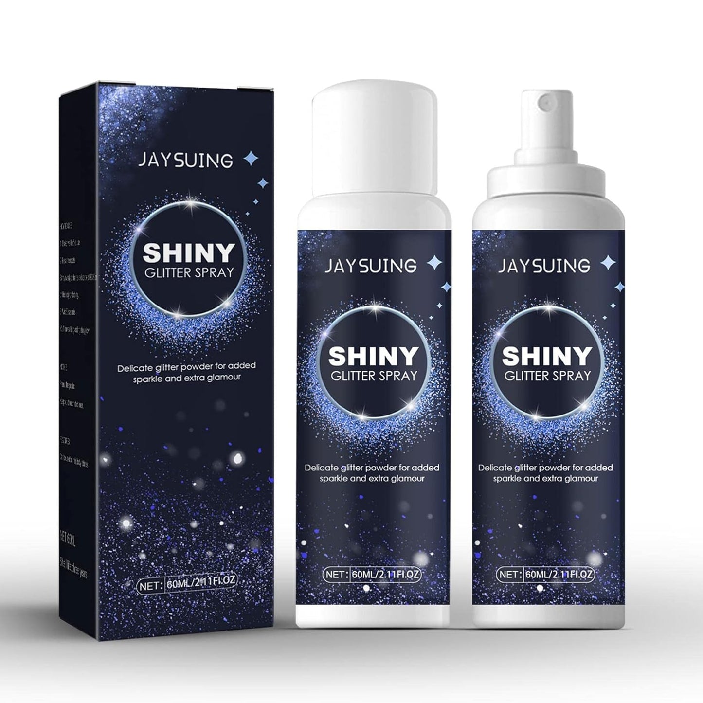 Shiny Glitter Spray 60ml Hair Body Glitter Spray for Nightclub Party Dating - LIKKA BEAUTY