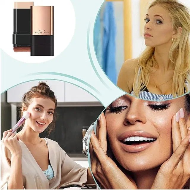 Korean 2 in 1 Glass Skin Foundation Stick - LIKKA BEAUTY