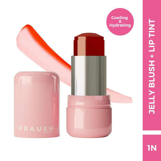 Praush Beauty Juicy Jelly Tint & Blush For Lips & Cheeks - Orange Slushy - LIKKA BEAUTY