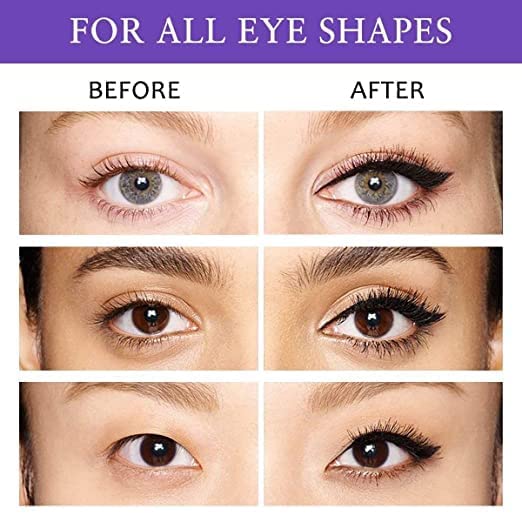 swabs Silicone Metallic Eyeliner Tool Easy No - Skip Eyeliner Pencil Applicator Tool | Reusable Silicone Eyeliner Tool | Silky Smooth Waterproof Long Lasting & Reusable 1 Pcs Multicolor Eyeliner Tools - LIKKA BEAUTY